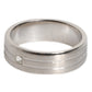 Dolce & Gabbana Silver Tone Brass Clear Crystal DG Logo Ring