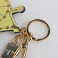 Dolce & Gabbana Multicolor Gold Tone Carretto Keychain Keyring