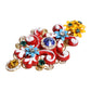 Dolce & Gabbana Multicolor Spring CARRETTO Gold Brass Crystal Hair Clip