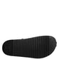 Dolce & Gabbana Black Crystal Embellish Strap Sandals Shoes