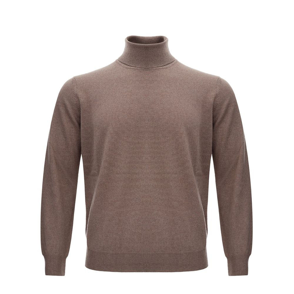 KANGRA Brown Wool Turtleneck