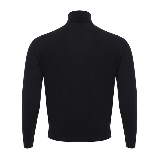 Colombo Black Cashmere Turtleneck