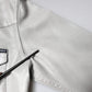 Dolce & Gabbana Metallic Gray Cotton Button Down Shirt
