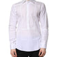 Dolce & Gabbana White Cotton Collared Dress Formal Shirt