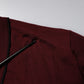 Dolce & Gabbana Maroon Cashmere V-neck Men Pullover Sweater