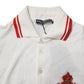 Dolce & Gabbana White Cotton Logo Collared Polo Men T-shirt