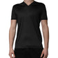 Dolce & Gabbana Dark Gray Silk V-neck Short Sleeves T-shirt