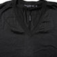 Dolce & Gabbana Dark Gray Silk V-neck Short Sleeves T-shirt