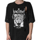 Dolce & Gabbana Black Graphic Print Cotton Crew Neck T-shirt