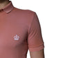 Dolce & Gabbana Pink Cotton Crown Collared Polo T-shirt