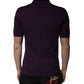 Dolce & Gabbana Violet Cashmere Collared Polo T-shirt