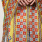 Dolce & Gabbana Multicolour Carretto Print Kaftan Twill Dress