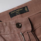 Dolce & Gabbana Brown Cotton High Waist Tapered Denim Jeans