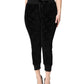 Dolce & Gabbana Black All-Over DG Logo Print Jogger Pants