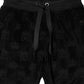Dolce & Gabbana Black All-Over DG Logo Print Jogger Pants