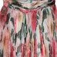 Dolce & Gabbana Multicolor Silk Floral High Waist Midi Skirt