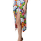 Dolce & Gabbana Multicolor Floral Print High Waist Midi Skirt