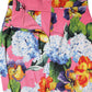 Dolce & Gabbana Multicolor Floral High Waist Midi Skirt