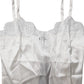 Dolce & Gabbana Top White Satin Lace Tank Lingerie Underwear