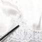 Dolce & Gabbana Top White Satin Lace Tank Lingerie Underwear
