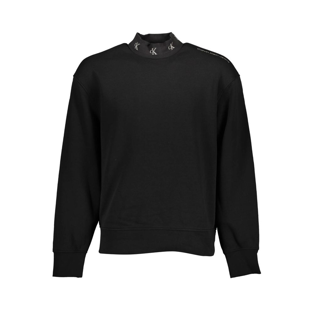 Calvin Klein Black Cotton Men Sweater Mens Sweater