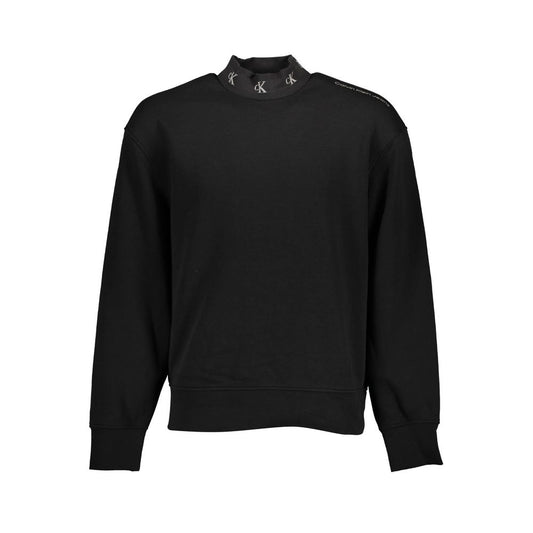 Calvin Klein Black Cotton Men Sweater Mens Sweater