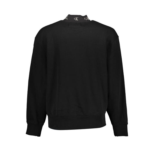 Calvin Klein Black Cotton Men Sweater Mens Sweater