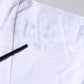 Dolce & Gabbana White Print Lace-Up Cotton Crew Neck T-shirt