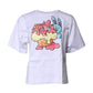 Dolce & Gabbana White Printed Cotton Crew Neck Tee T-shirt