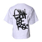 Dolce & Gabbana White Printed Cotton Crew Neck Tee T-shirt