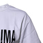 Dolce & Gabbana White Bellissima Cotton Crew Neck T-shirt