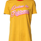 Dolce & Gabbana Yellow Printed Cotton Short Sleeves T-shirt