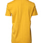 Dolce & Gabbana Yellow Printed Cotton Short Sleeves T-shirt