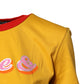 Dolce & Gabbana Yellow Printed Cotton Short Sleeves T-shirt