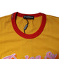 Dolce & Gabbana Yellow Printed Cotton Short Sleeves T-shirt