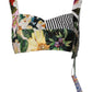 Dolce & Gabbana Multicolor Sweetheart Neck Patchwork Crop Top
