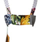 Dolce & Gabbana Multicolor Sweetheart Neck Patchwork Crop Top