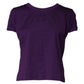 Dolce & Gabbana Violet Cotton Crewneck Short Sleeves T-shirt