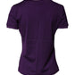 Dolce & Gabbana Violet Cotton Crewneck Short Sleeves T-shirt