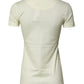 Dolce & Gabbana Light Yellow Cotton Short Sleeve T-shirt