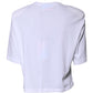 Chiara Ferragni White Short Sleeves Logo Printed T-shirt