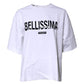 Dolce & Gabbana White Bellissima Cotton Crew Neck T-shirt