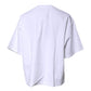 Dolce & Gabbana White Bellissima Cotton Crew Neck T-shirt