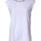 Dolce & Gabbana White Cotton Sleeveless Printed Tank T-shirt