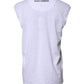 Dolce & Gabbana White Cotton Sleeveless Printed Tank T-shirt