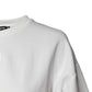Dolce & Gabbana White Cotton Blend 3/4 Sleeves Blouse Top
