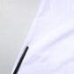 Dolce & Gabbana White Cotton Silk Blend Ascot Collar T-shirt