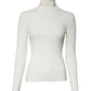 Dolce & Gabbana Cream Long Sleeves Turtleneck Slim Sweater