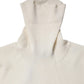 Dolce & Gabbana Cream Long Sleeves Turtleneck Slim Sweater