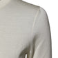 Dolce & Gabbana Cream Short Sleeve Silk Round Neck Blouse Top